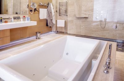 Elegant Bathroom with Refinished Tub