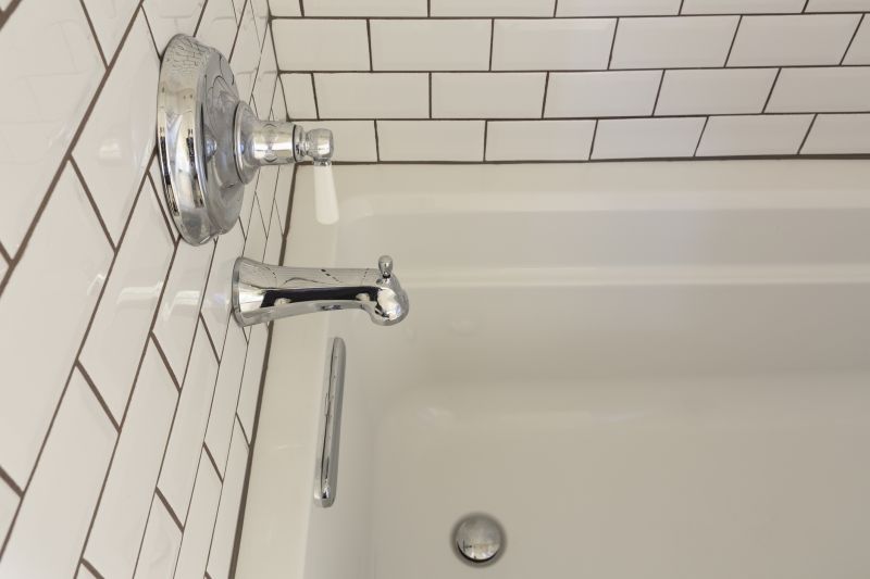 Close-up of Refinished Bathtub Surface